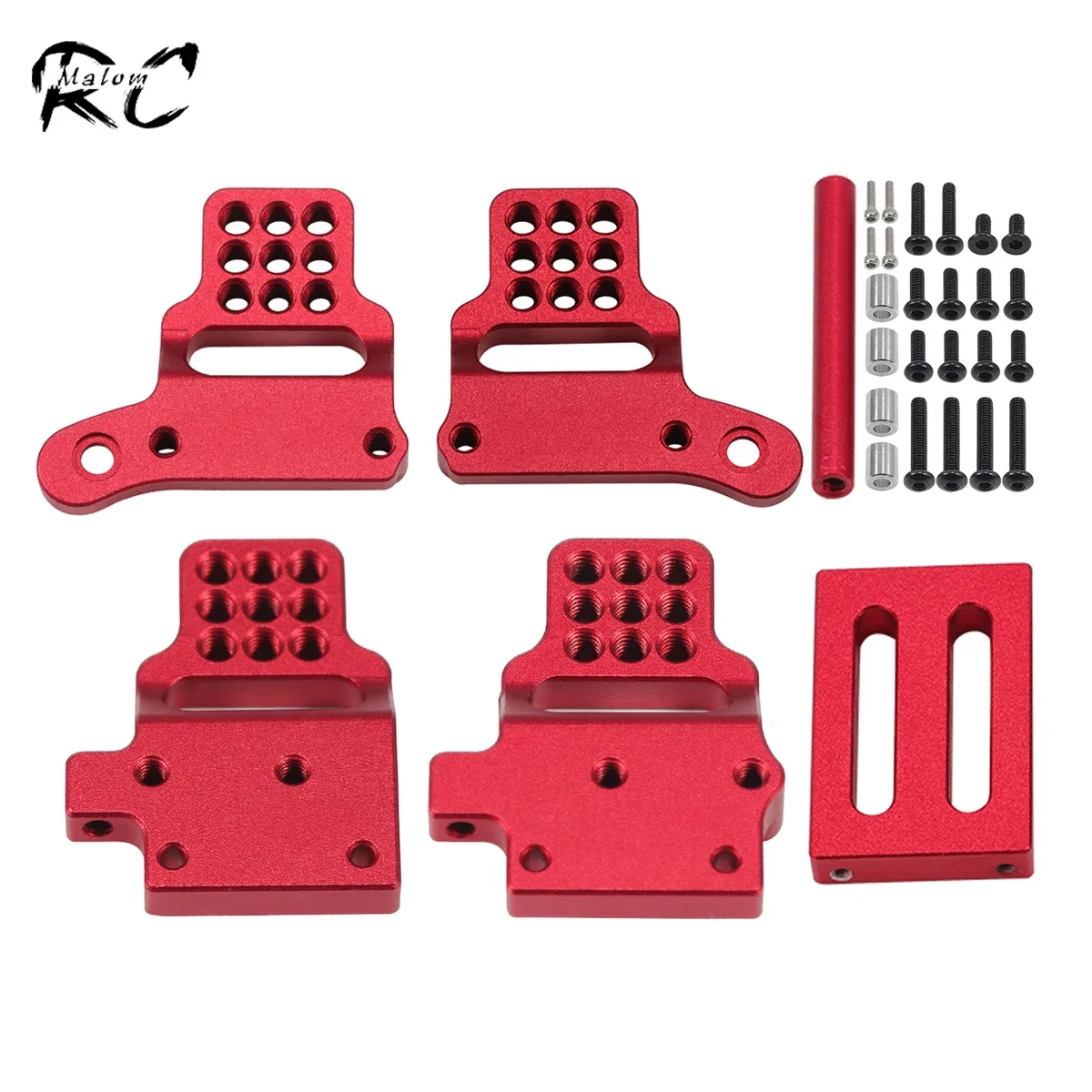 1SetAluminumTRX4MFrontRearShockMountswithMultipleMounting