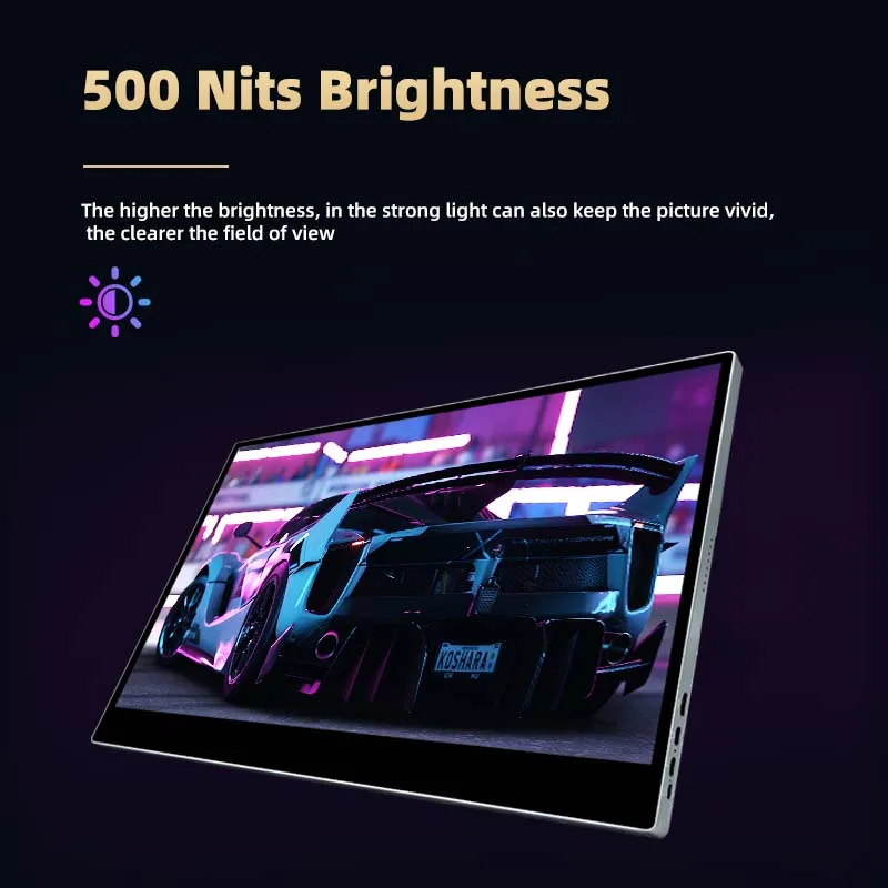 ġ ޴ , 15.6 ġ 500cd / m 100% DCI-P3, 1920*1080 Ʈ XBox PS4 / 5 ġ, ޴ PC Ȯ TV ڽ