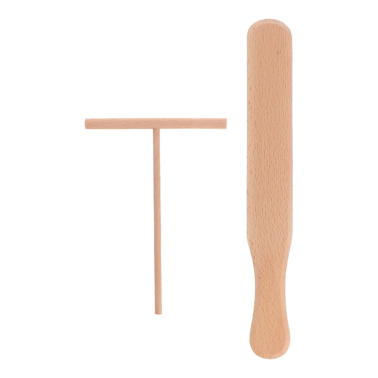 CrepeSpreaderSpatulaToolToolsPancakeWoodenUtensilsSpreading