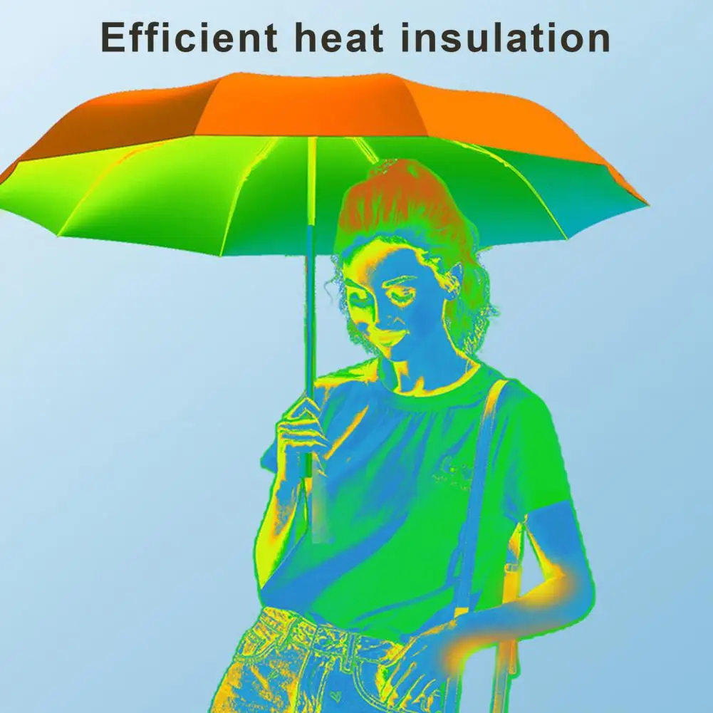 Outdoor Fan Umbrella Rechargeable Uv Blocking Fan Umbrella with 3 Adjustable for Sun Waterproof Windproof for Sun