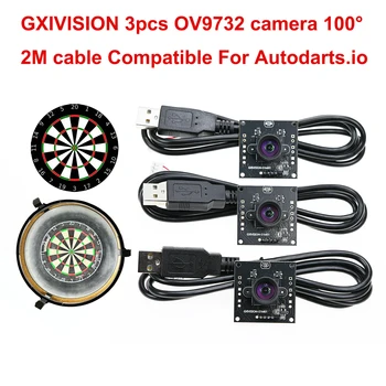 Modulo telecamera USB GXIVISION OV9732 30FPS 2M Cavo 100 gradi, 3 webcam OV2735/IMX179/OV2710 compatibili per punteggio Autodarts.io