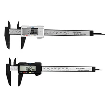 Digital Vernier Caliper LCD Vernier Caliper 0-150mm Interior Exterior Diameter Measuring Tool Woodworking Measuring Calipers