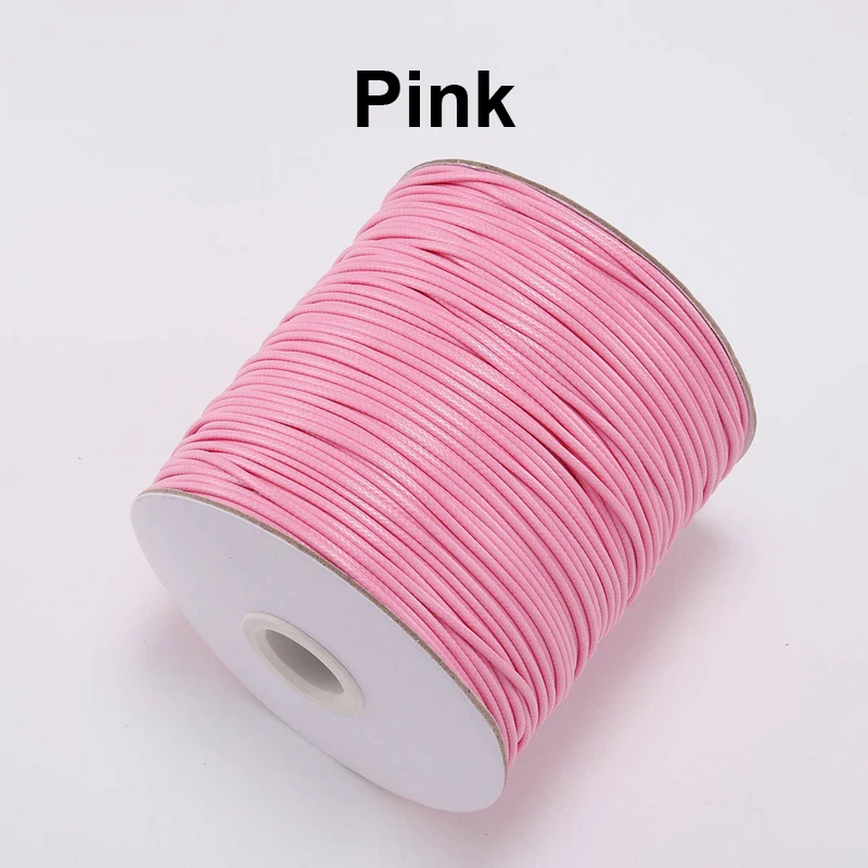 Luxurious Waxed PU Leather Cord for DIY Jewelry and Handmade Accessories, 20m