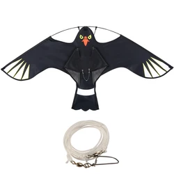 Bird Repeller Flying Hawk Kite Scarecrow for Outdoor Pest Control and Garden Decoration (120x60cm)