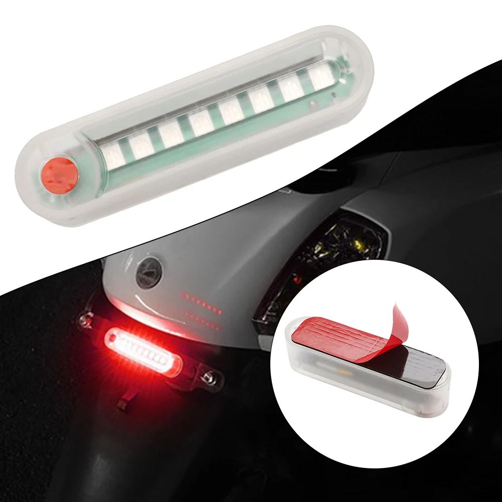 

Motorcycle LED Solar Strobe Light Anti-collision Warning Lamp Car Decorative Light Anti-Rear-End Free Wiring