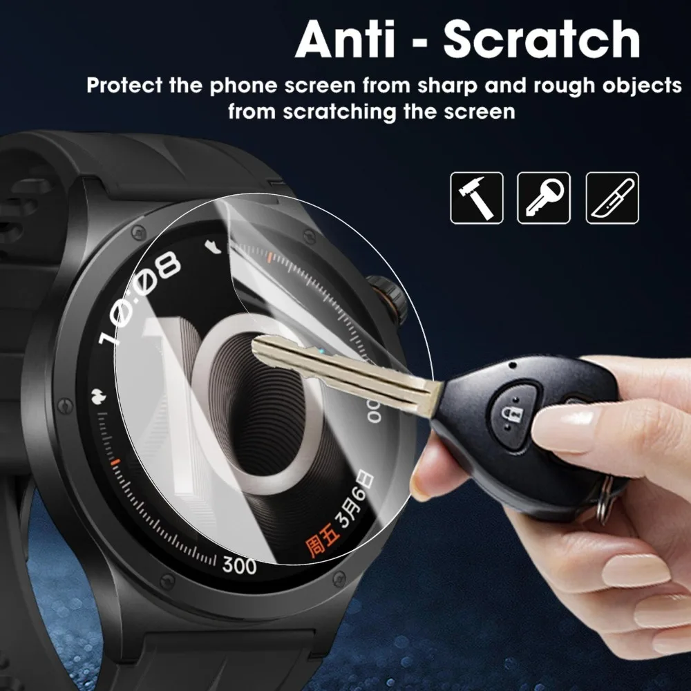 Soft TPU Hydrogel Anti-Scratch Full Coverage Screen Protectors, 4-20pcs