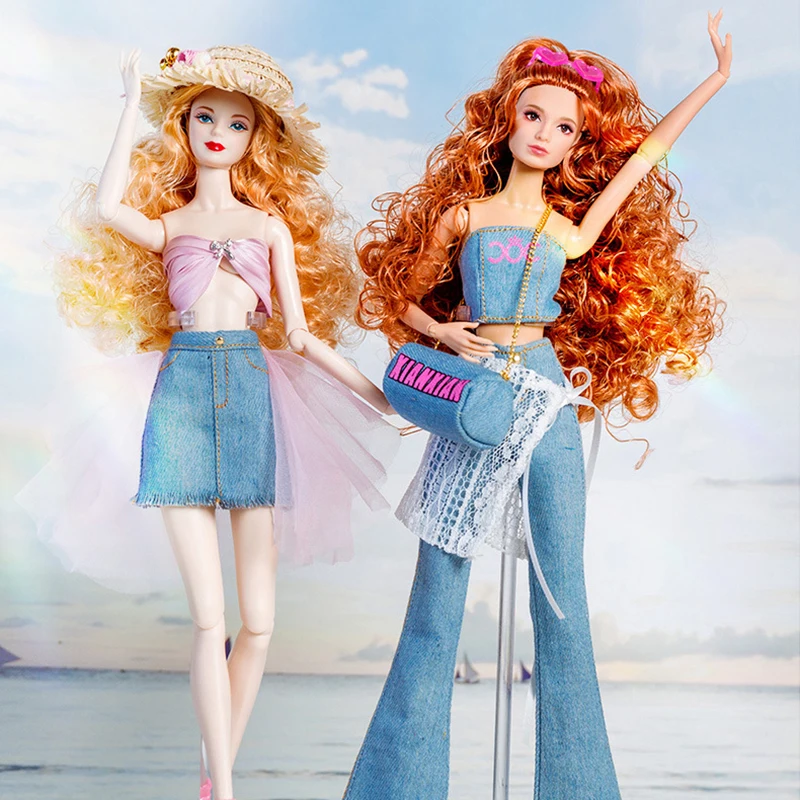 32cm Doll Clothes Suit European Fashion Supermodel Jeans