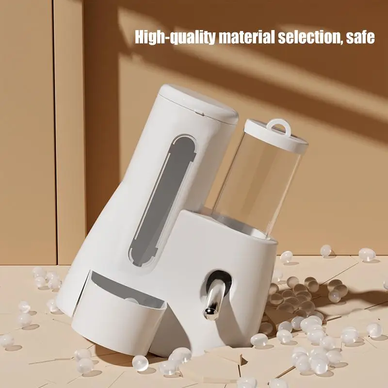 Hamster Feeder And Waterer Automatic Feeder Food Water Dispenser 2 In 1 No Drip Feeding Supplies Large Capacity Leakproof Ferret