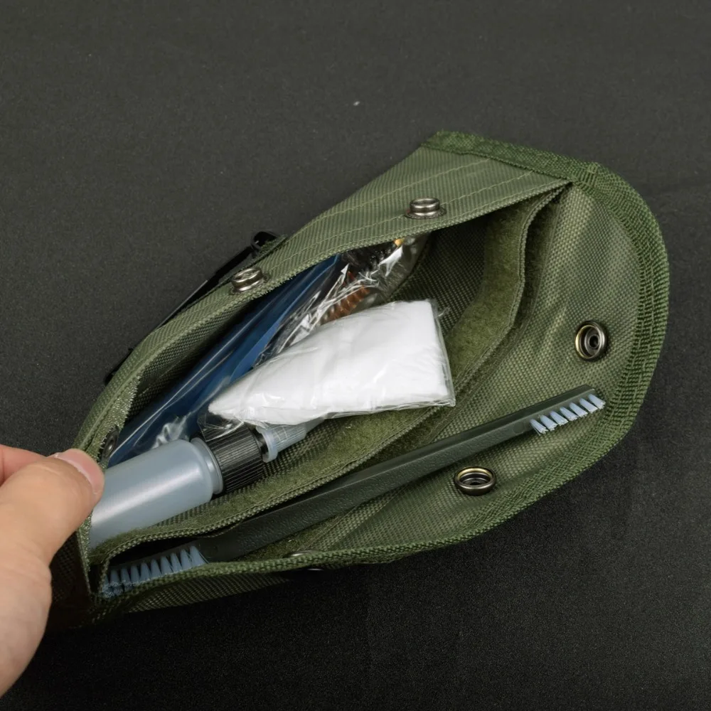 10 Piece .22 22LR .223 556 Airsoft M4 M16 Rifle Gun Cleaning Kit 