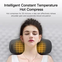 Electric Neck Massager Pillow Cervical Stretcher Heating Vibration Massage Back Traction Orthopedic Sleeping Pillows Support 5