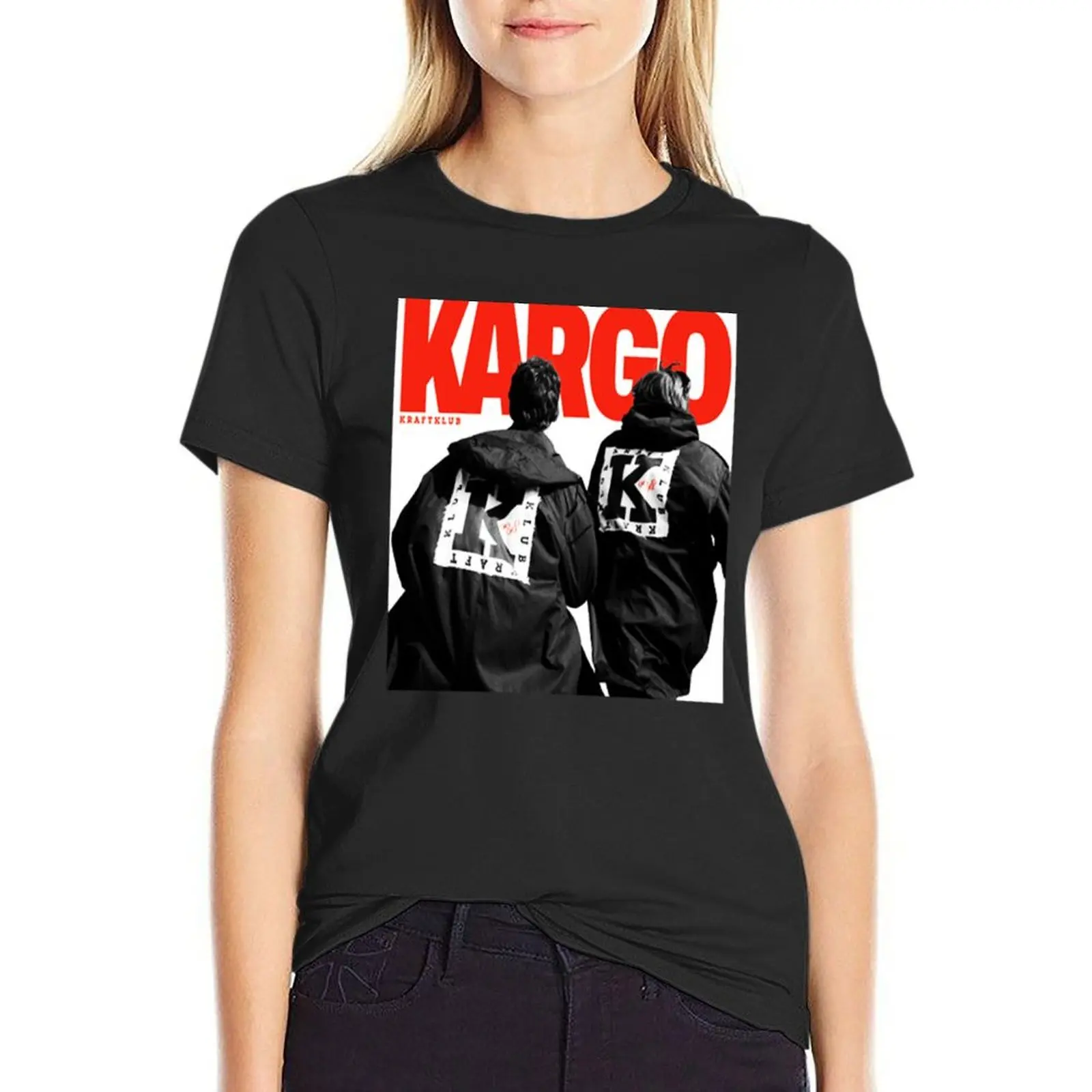 

Kraftklub are a five-person band from Chemnitz T-Shirt Female clothing tees workout shirts for Women loose fit