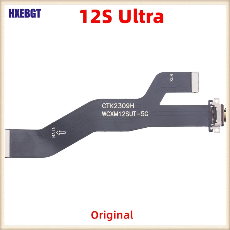 

Original For Xiaomi 12S Ultra USB Dock Connector Charging Port Flex Cable USB Charging Port Socket Smartphone Parts