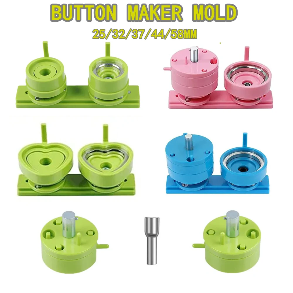 25/32/37/44/58MM Badge Maker Mold,Interchangeable badge mold,Button Making Press Machine Mould,Badge Punching Round Button Mold