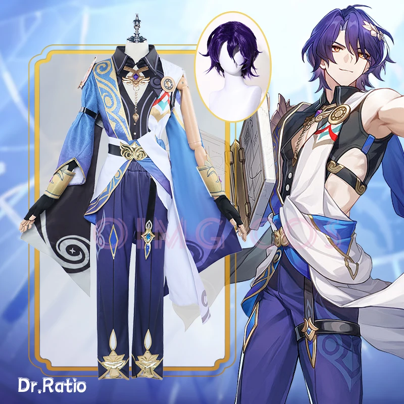 

Костюм для косплея доктор коэффициент «хонкай», Карнавальная униформа в виде звездного рельса, искусственный парик, костюмы с персонажами из игры