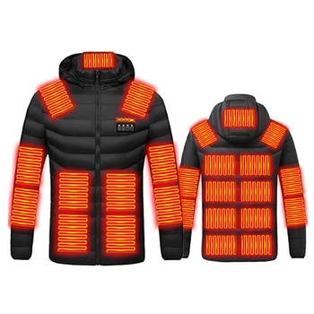 21 Areas Heated Jacket Men Camping Heated Clothing Ski Thermal Clothing for Outdoor Hunting Hiking Camping Skiing 5