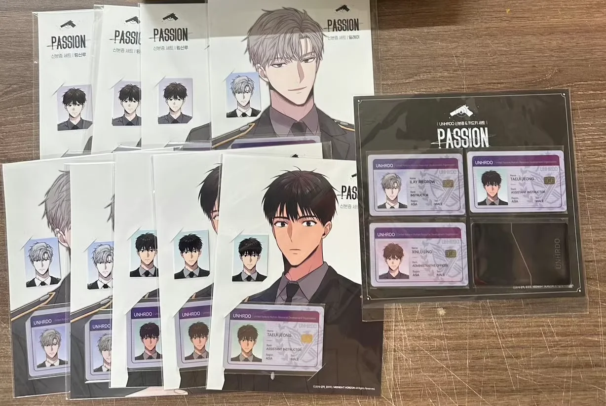 Taeui Jeong Ilay Riegrow manhwa UNHRDO ID Card Set Official