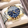 POEDAGAR High Quality Military Men Clock Chronograph Waterproof Luminous Man Wristwatch Stainless Steel Quartz Men's Watches+Box 1