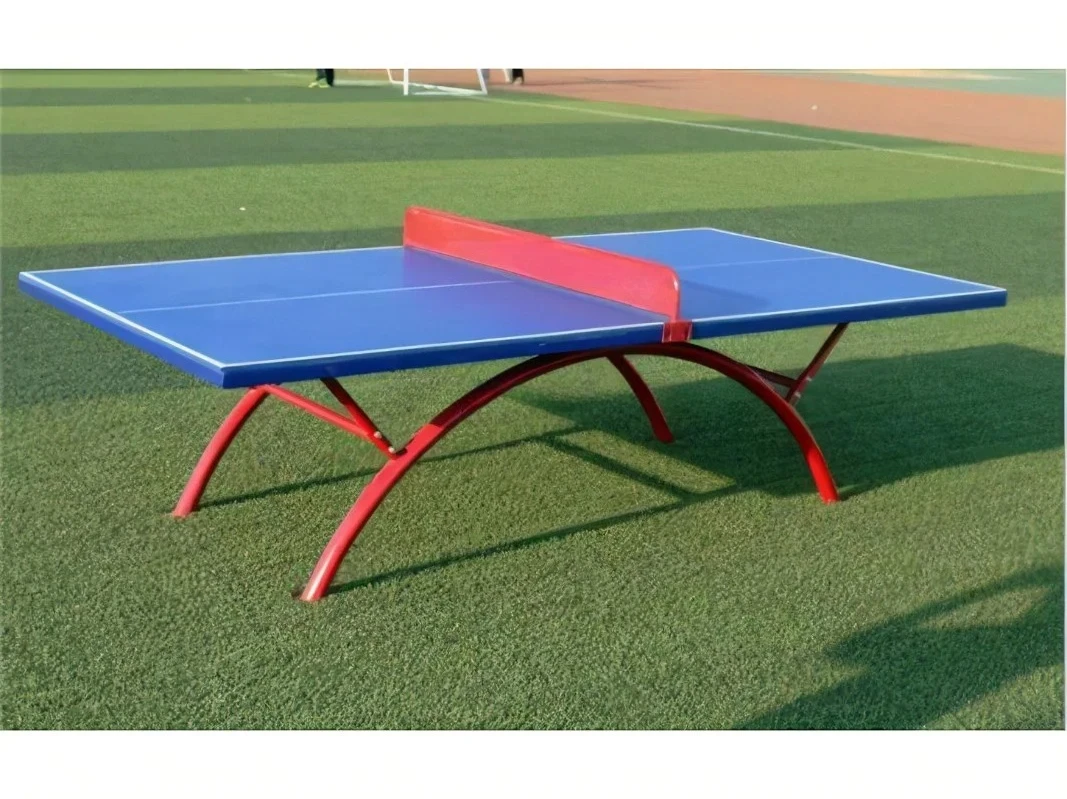 Outdoor Table Tennis Table with Weather-Resistant Coating for Backyard and Parks