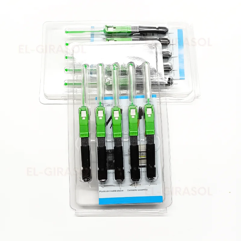 10-100Pcs SC/APC Optical Fiber Fast Connector SOC Fusion Splice-on Connector FTTH fibra optica Fusion connector FTTH fiber optic adapter