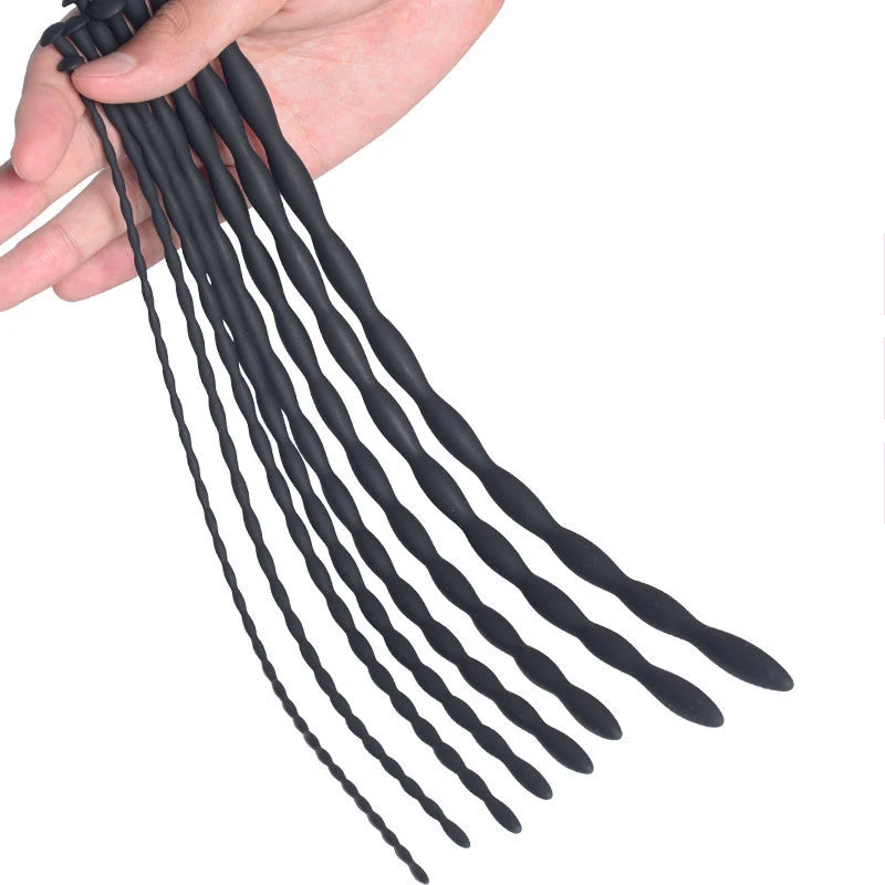 Urethral Sounding Beginner Urethral Sound Silicone Penis Plug Urethra Stimulate Dilator Men Penis Sex Toys