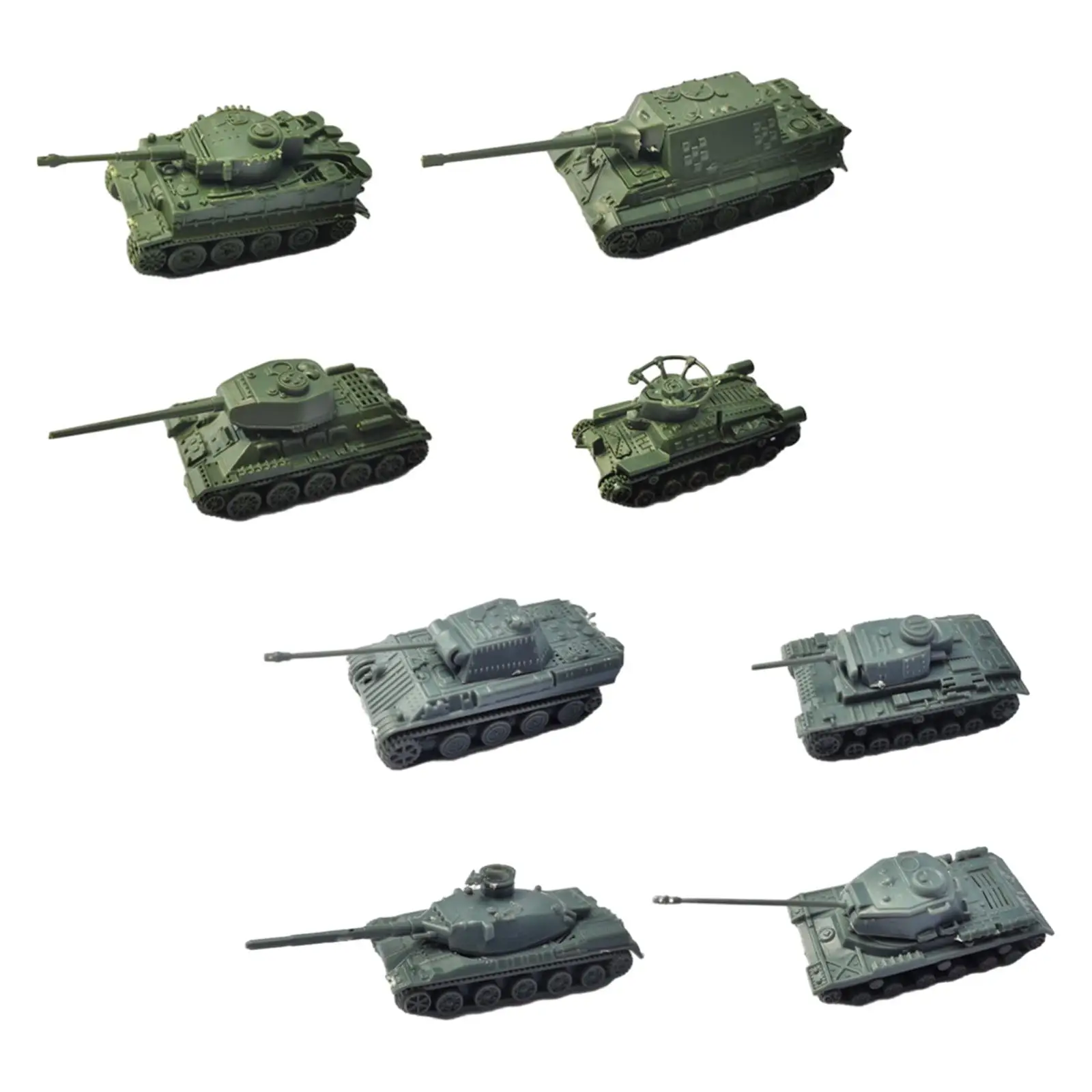 조립 탱크 모델 T34/85 장식 책상 장식, 4D 모던 탱크 모델, 소년 소녀 어린이  어린이 휴일 선물, 8x 1/144