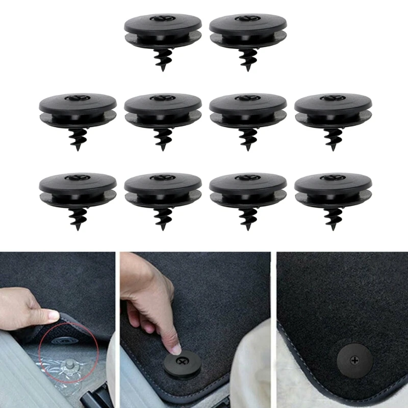 Car Mat Carpet Clips Fixing Grips Clamps Fastener Retainer Floor Holders Sleeves Car accessories