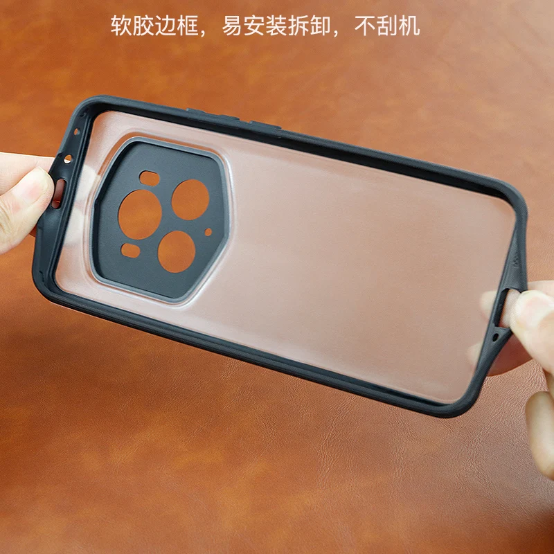 Deluxe Shockproof Transparent Back Phone Case with TPU Frame