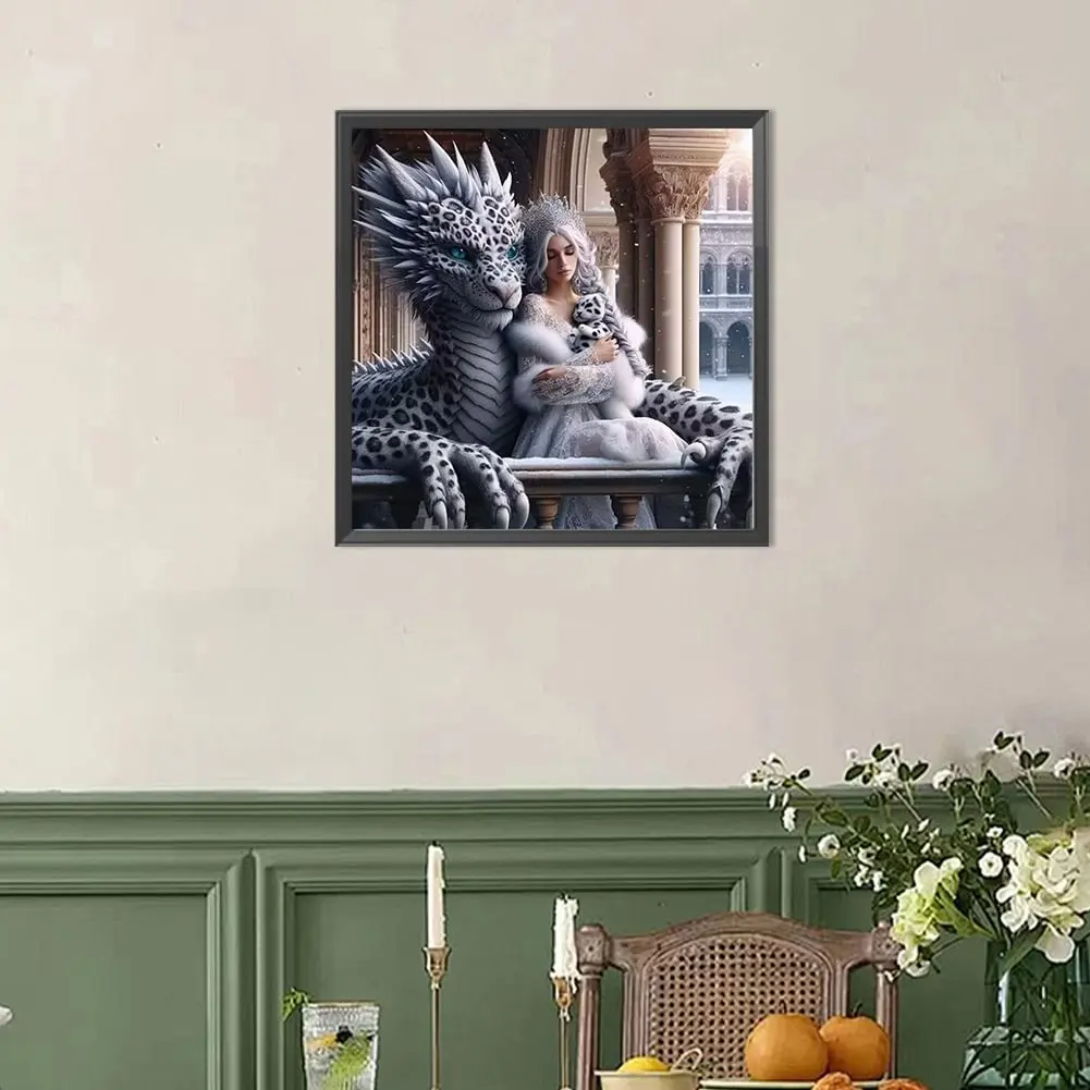 Description Picture 6 of itemDragon And Girl DIY Full Diamond Painting Fantasy Aniamls Cross Stitch Kits New 2024 Mosaic Diamond Embroidery Sale