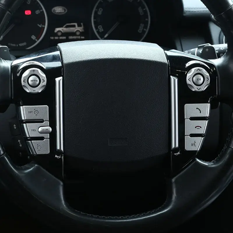 

Автомобильные аксессуары, кнопка рулевого колеса, накладная Крышка для Land Rover Discovery 4 LR4 L319 Range Rover Sport L320 Freelander 2