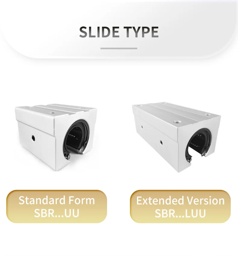 1 Satz SBR16 1200mm-2550mm und SBR16UU Verschluss- oder Druckplatte oder Stahlschutz für CNC-Teile – Detail 3