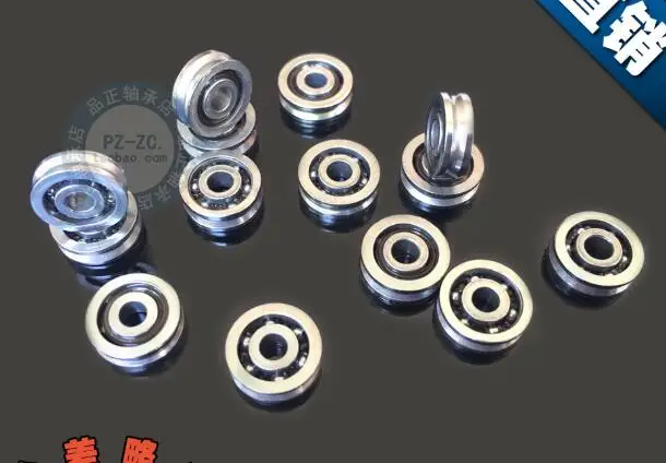 10pcs Micro bearing V623 V624ZZ U623ZZ U624ZZ U604ZZ U-groove V-groove over line pulley