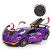 1:30 Lambos Huracan STO Alloy Die Cast Toy Car Model Sound and Light Pull Back Children's Toy Collectibles Birthday gift 5