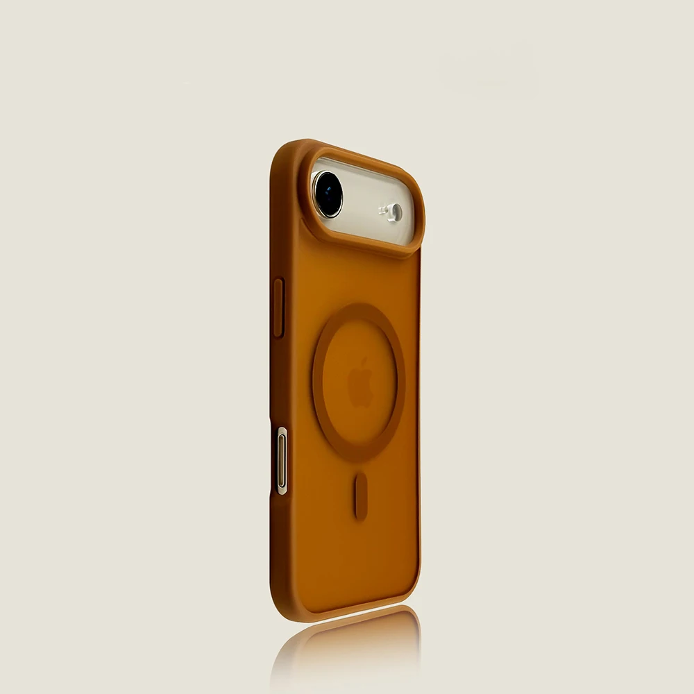 Translucent Matte MagSafe Case with Magnetic Wireless Charging and Shockproof Protection