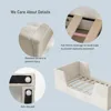 Toddler Bed, Toddler Floor Bed Frame with Guard Rails, Kids Bed for Ages 2-6 Years, Small Bed for Kids Girls and Boys 6