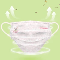 30pcs Disposable Mask Face Mouth 3 Layers Meltblown Non-Woven Breathable Face Mask 2