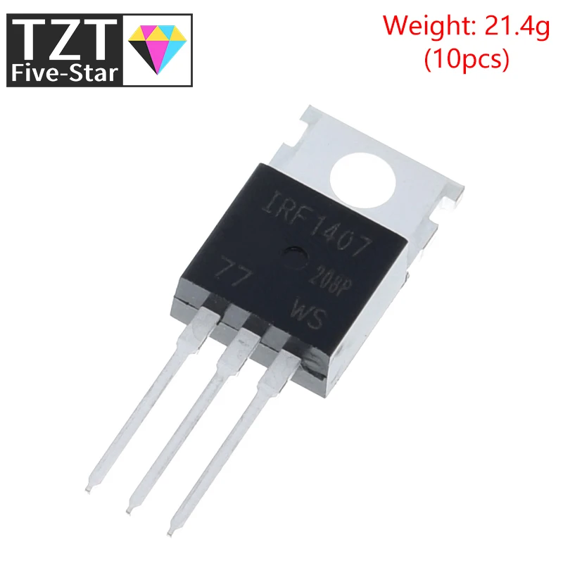 Tzt 1/10pcs irf1010 irf1404 irf1405 irf1407 irf2807 irf3710 irfl3705 irlb8721 irlb3034 Transistor zu-220 to220 pbf