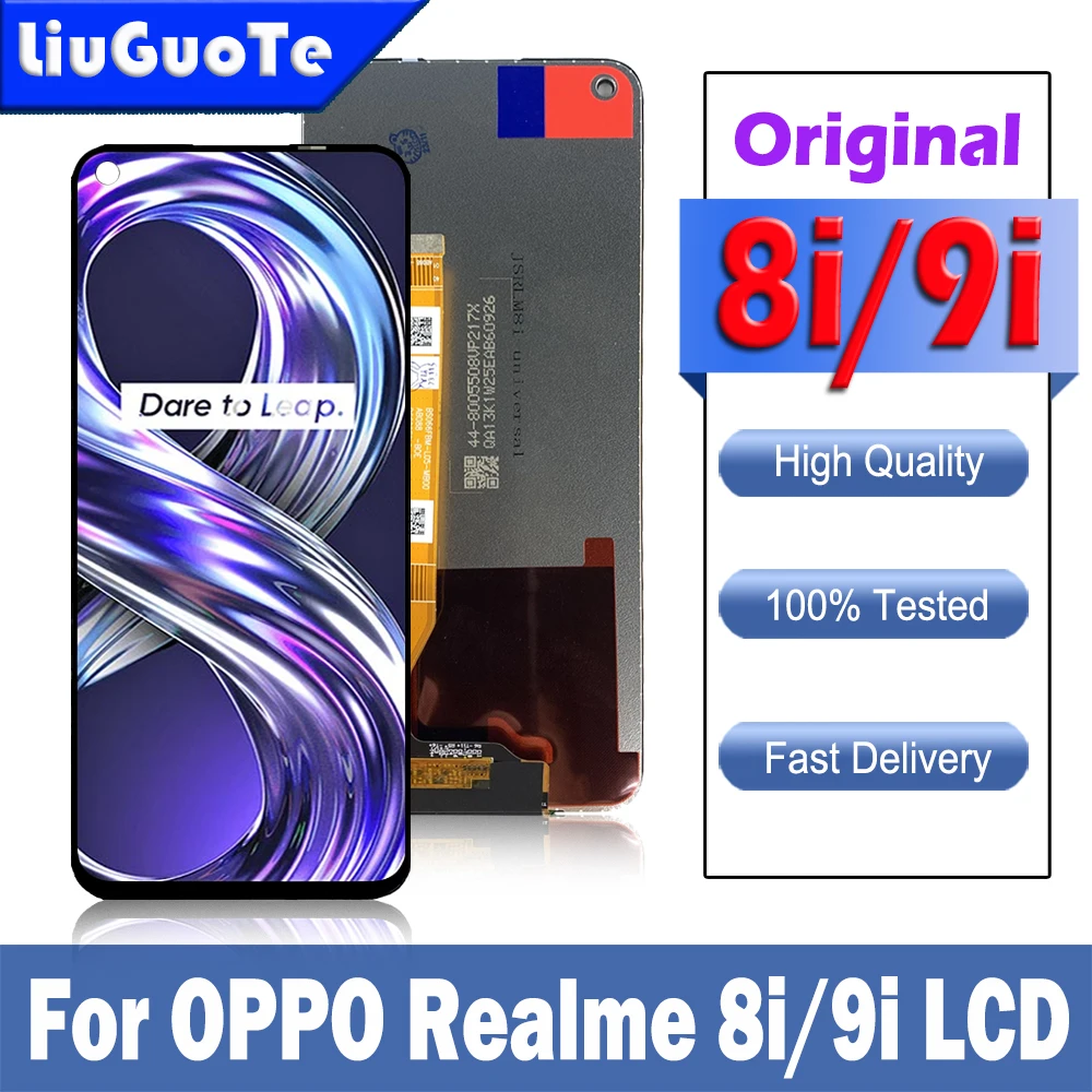 Oppo Realme 8i RMX3151 용 LCD 터치 디지타이저 교체 9i RMX3491 디스플레이 - 티몬