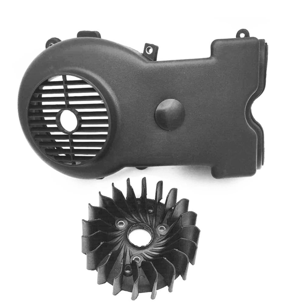 Motorcycle Scooter Engine Cooling Fan Cover Fan Leaf For Suzuki AN125