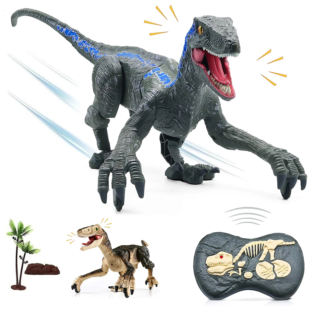 2 4G Φ Raptor Jurassic Remote Control динозавр RC электрическая прогулочная игрушка дракон для