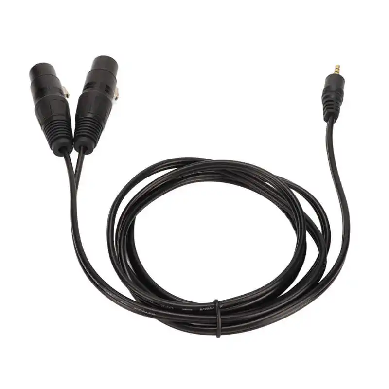 Mini XLR to 3.5 mm Jack Cable Stereo Audio 3.5mm 1/8 TRS Male & Female Plug  To 3 Pin Mini-XLR Female Audio Cable 0.5m 1.5m 5FT - AliExpress