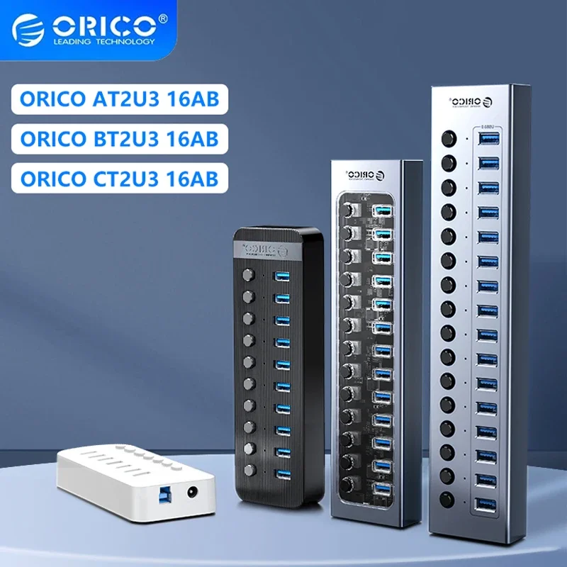 Orico-usb3.0hub,16portssplitter,transmissãodealtavelocidade,paraexpansãoportátil,computador,acessóriospc-AliExpress