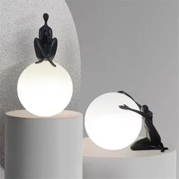 Italian Table Lamp Balloon-Lamp Creative Humanoid Lamps Living Room Bedroom Bedside Lamp Dining Room Decors Artistic Light 2