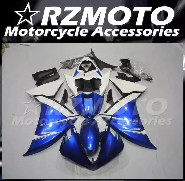 

New ABS Fairings Kits Fit For YAMAHA YZF- R1 2009 2010 2011 2012 2013 2014 09 10 11 12 13 14 Bodywork Set Blue White