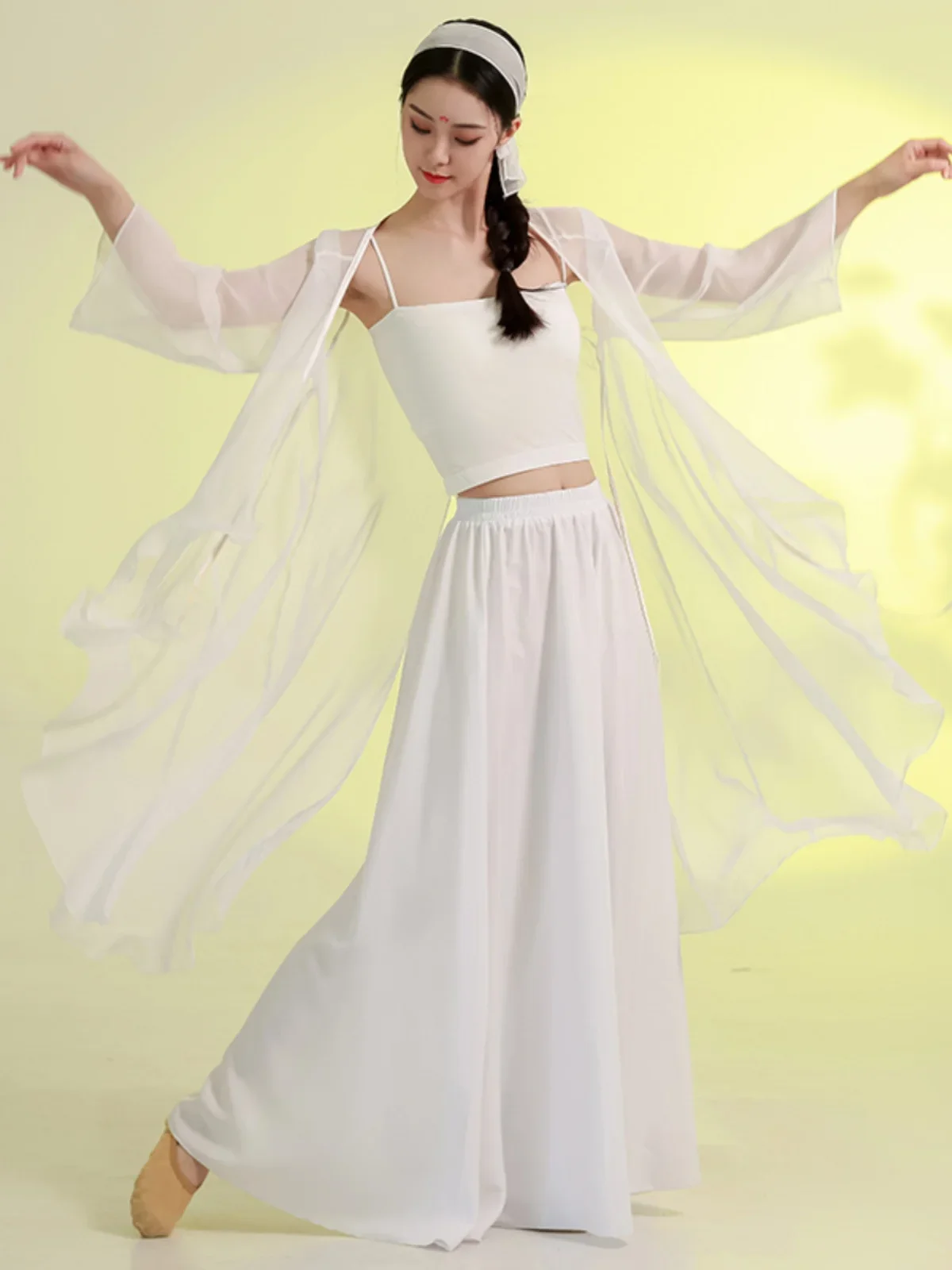 Classical Dance Dress Female Graceful Practice Dress Gauze Dress Green Snake White Snake Chinese Ancient Costume New Hanfu