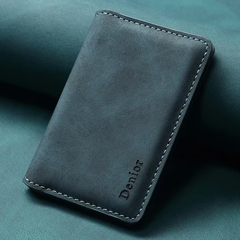 Portafoglio per cellulare Magnete Flip Pocket Card Storage Portafoglio per borsa con fibbia magnetica in ecopelle di lusso