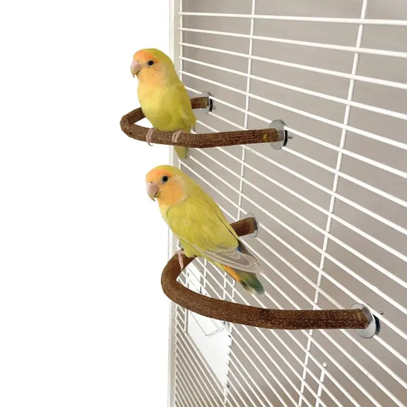 

Bird Perch Stand Multi-color Parrot Standing Woven Rope Toy Parrots Bathing Shower Standing Platform Bird Branch Stand Perches