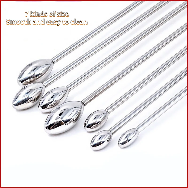 Penis Sex Toys Metal Urethral Catheter Horse Eye Stimulation Male Urethral Dilator Penis Plug Sounding Chastity Device for Men