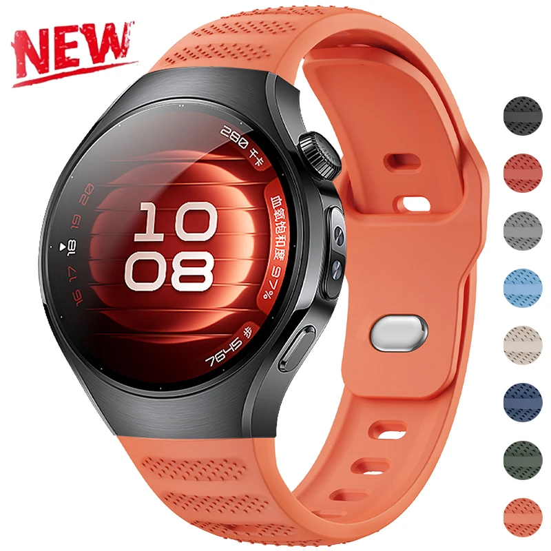 Premium No-Gap Soft Silicone Sport Watch Strap - Universal Fit