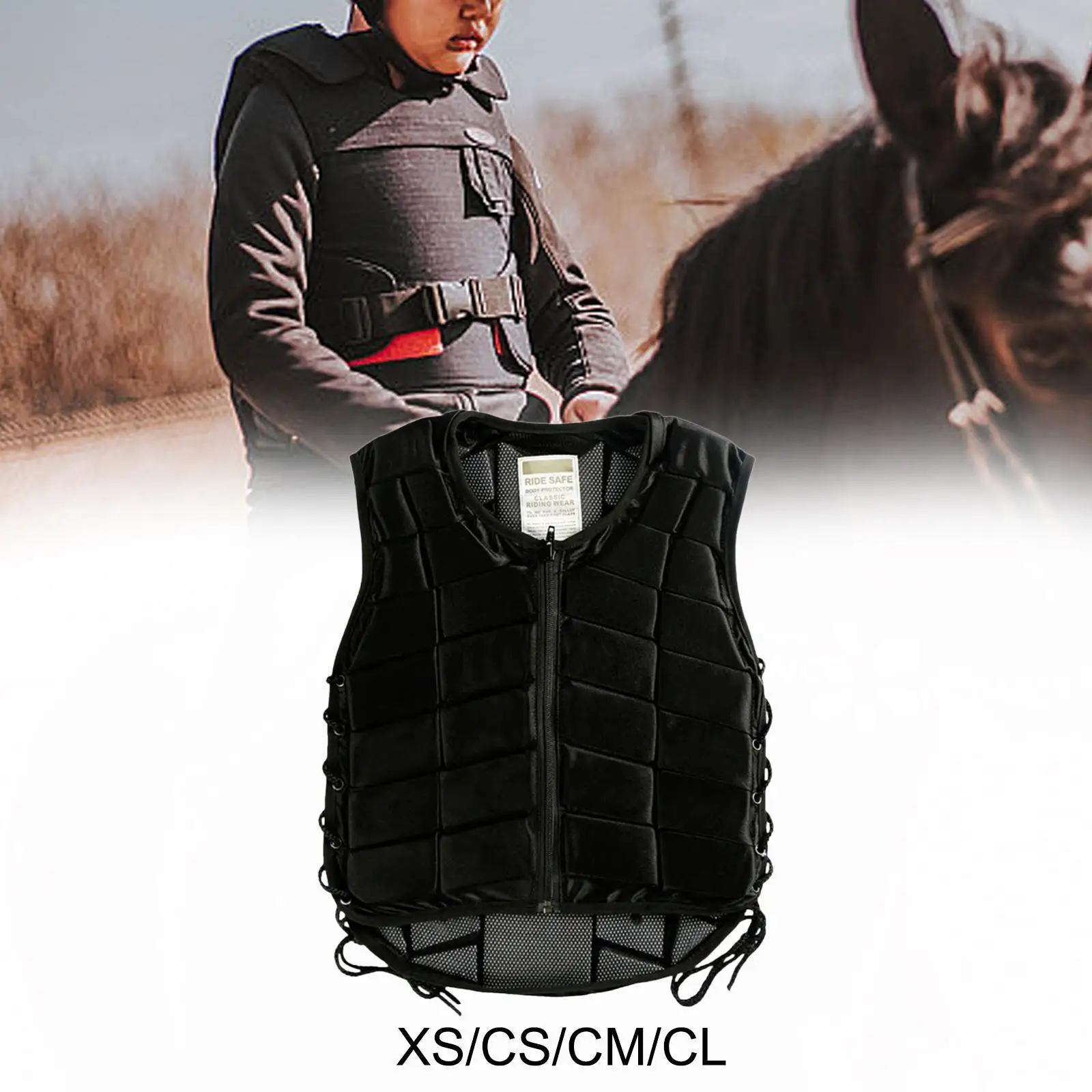 Horse Riding Vest Body Guard Comfortable Professional Equestrian Equipment