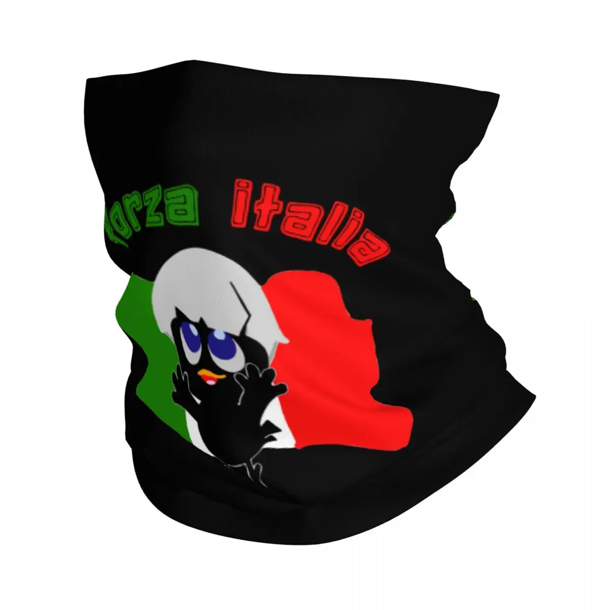 

Forza Italia Calimero Cartoon Bandana Neck Cover Chicken Balaclavas Face Mask Scarf Multi-use Headband Hiking for Men Women